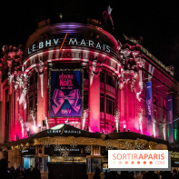 Inauguration des vitrines de Noël du BHV Marais à Paris 2025 avec Vincent Niclo et Vitaa - photos - A7C01471