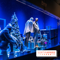 Inauguration des vitrines de Noël du BHV Marais à Paris 2025 avec Vincent Niclo et Vitaa - photos
