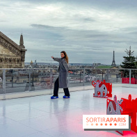 Noël 2025 aux Galeries Lafayette Haussmann : une patinoire éphémère sur les toits de Paris