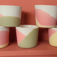 Marché de Noël des Créateurs à Colombes - Adèle Thomas Porcelaine tasses expresso