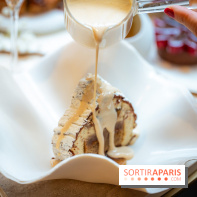 Le tea time de Noël du George V 2025, les photos - buche de noël