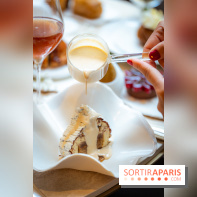 Le tea time de Noël du George V 2025, les photos - buche de noël