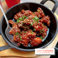 Horiz - Poulet caramélisé, flambé au saké