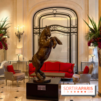 Exposition gratuite au Plaza Athénée : le bestiaire de Michel Bassompierre s'invite au palace - IMG 3894