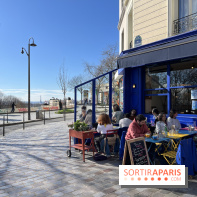 Moncœur Belleville - Terrasse vue Paris