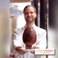 L'Oeuf de Pâques floral du George V Paris 2026 par Michael Bartocetti - les photos  - chef