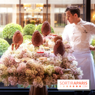 L'Oeuf de Pâques floral du George V Paris 2026 par Michael Bartocetti - les photos  - William Renaud