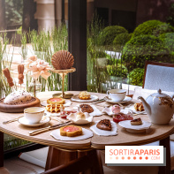 L'Oeuf de Pâques floral du George V Paris 2026 par Michael Bartocetti - les photos  - tea time de Pâques 