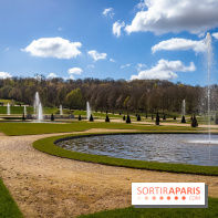 Les tulipes du Château de Dampierre, son jardin anglais et le jardin Le Nôtre