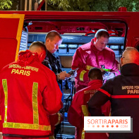 Simulation géante des pompiers de Paris sur les quais parisiens