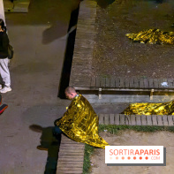 Simulation géante des pompiers de Paris sur les quais parisiens
