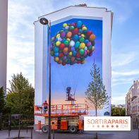 Seth et sa nouvelle fresque street-art XXL  Paris 13e - photos - A7200152