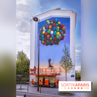 Seth et sa nouvelle fresque street-art XXL  Paris 13e - photos - A7200149