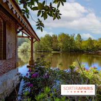 La réserve Naturelle des Etangs de Bonnelles, son pont kiosque, temple de l'amour et ses trésors
