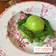 L'Auberge des Crus - Oeuf mollet, asperges vertes