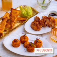 La terrasse jardin du Sax Hotel avec piscine - tapas