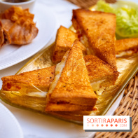La terrasse jardin du Sax Hotel avec piscine - grilled cheese