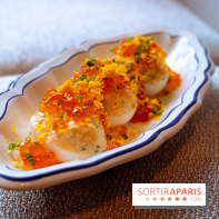 Maison Roland restaurant au Shanghai-La Paris, oeufs mimosa