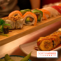 Sushi Mina : assortiment de makis et sushis colorés