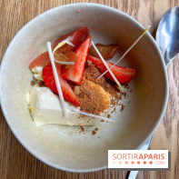 Chez Clo - Panna cotta asperge et fraises