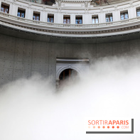 Fujiko Nakaya : nos photos de sa sculpture de brouillard à voir à la Bourse de Commerce