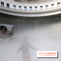 Fujiko Nakaya : nos photos de sa sculpture de brouillard à voir à la Bourse de Commerce