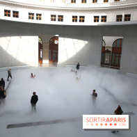Fujiko Nakaya : nos photos de sa sculpture de brouillard à voir à la Bourse de Commerce