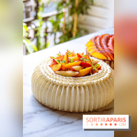 Les pâtisseries de Nour Kandler, la collection estivale en photos - entremets pêche