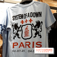 Pop-up store System of a Down à Paris - nos photos
