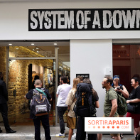 Pop-up store System of a Down à Paris - nos photos