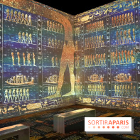 La chambre immersive aux hiéroglyphes de Toutânkhamon - Toutankhamon : son tombeau et ses trésors