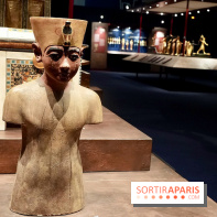 Buste royal dans l’exposition Toutânkhamon - Toutankhamon : son tombeau et ses trésors