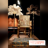 Le trône de Toutânkhamon et ses éventails cérémoniels - Toutankhamon : son tombeau et ses trésors