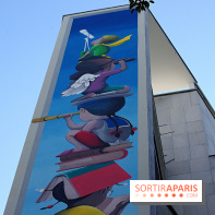 Seth, nos photos de sa nouvelle fresque monumentale à admirer dans le 19e à Paris - Seth 10
