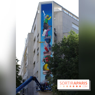 Seth, nos photos de sa nouvelle fresque monumentale à admirer dans le 19e à Paris - Seth 12
