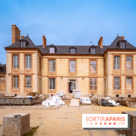 Le château de Plaisir dans les Yvelines se transforme en conservatoire - photos - façade intérieur