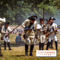 L'Amérique et Versailles, les photos du plus grand campement et reconstitution historique