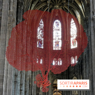 Lydie Arickx : nos photos de son installation à l'église Saint-Eustache