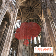 Lydie Arickx : nos photos de son installation à l'église Saint-Eustache