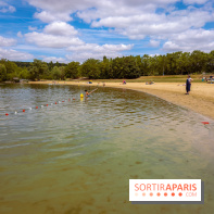 Île de loisirs du Val de Seine dans les Yvelines, plage, baignade et activités - photos