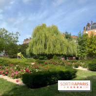 Le square Séverine, grand espace vert du 20e arrondissement