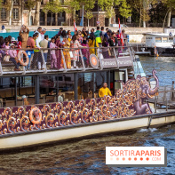 Défilé flottant sur la Seine : le Jal Yatra à Paris, les photos