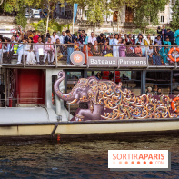 Défilé flottant sur la Seine : le Jal Yatra à Paris, les photos