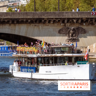 Défilé flottant sur la Seine : le Jal Yatra à Paris, les photos