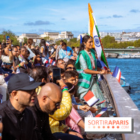 Défilé flottant sur la Seine : le Jal Yatra à Paris, les photos