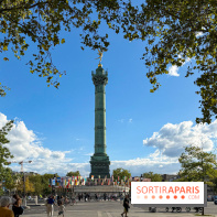 La Re-prise de la Bastille, 196 drapeaux recyclés autour de la Colonne de Juillet pour la Paris Design Week 2026