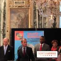 Reùise du diplome du Citoyen d'Honneur de la Ville de Paris à Nelson Mandela
