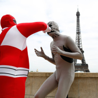 Le Flash Mob Power Ranger à Paris