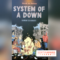 Rock en Seine 2013 : Affiche System of A Down