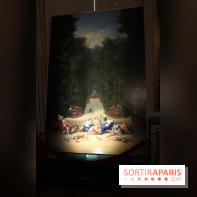 Vue de l’intérieur du bosquet du Labyrinthe dans les jardins de Versailles vers 168-1691